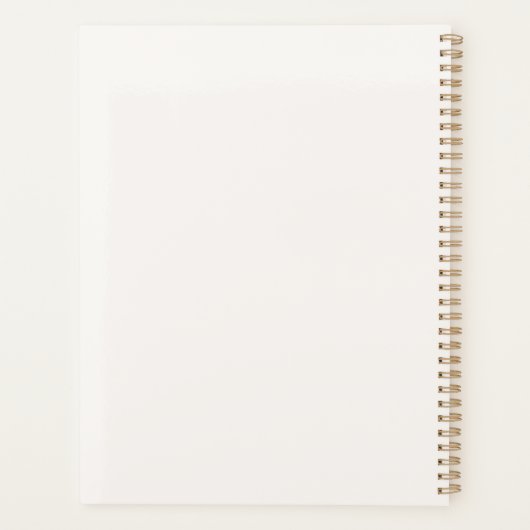 Whimsical Hand-Drawn Wedding Planner met Taart (Achterkant)