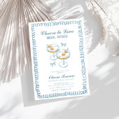 Whimsical Hand Drawn Wine Vrijgezellenfeest Kaart