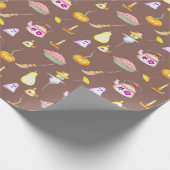 Whimsical Hand geïllustreerd Herfst Cadeaupapier (Hoek)