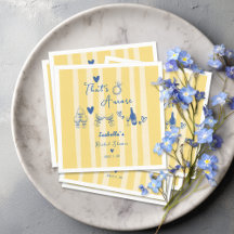 Whimsical Hand Getekend Dat is Amor Bruidsdiner