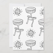 Whimsical Hand Getekende 30e Verjaardagsfeestje Kaart (Achterkant)