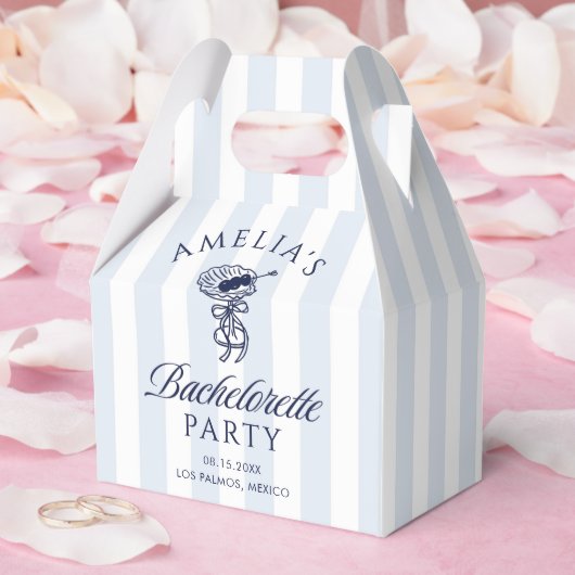 Whimsical Hand Getekende Cocktail Bachelorette Wee Bedankdoosjes (Huwelijk)