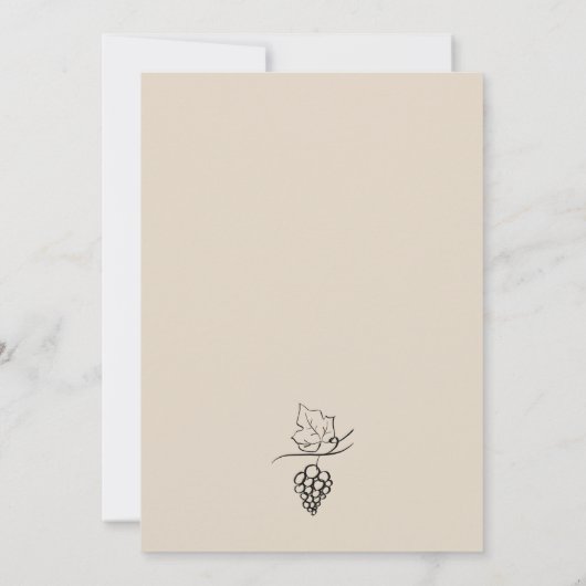 Whimsical hand getekende eigenzinnige krabbel sjab save the date (Achterkant)