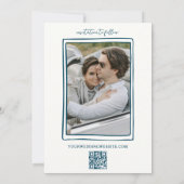 Whimsical Hand Getekende Save The Date Trouwfoto (Achterkant)