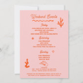 Whimsical Hand Getekende Westerse Bachelorette Fee Kaart (Achterkant)