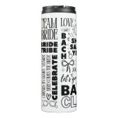 Whimsical Hand getrokken Bachelorette Thermosbeker (Achterkant)