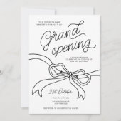 Whimsical Hand Getrokken Bedrijf Grote Opening Kaart (Voorkant)