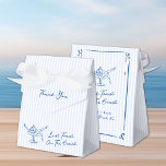 Whimsical Hand Getrokken Blauw Laatste Toast aan d Bedankdoosjes<br><div class="desc">Dit schattige ontwerp is voorzien van handgetekende elementen en een grillige,  gedurfde tekst.</div>