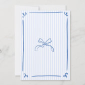 Whimsical Hand Getrokken Blauw Laatste Toast aan d Kaart (Achterkant)