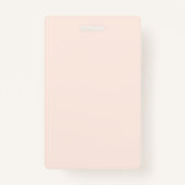 Whimsical Hand getrokken Bloemen op Witte Doula Badge (Achterkant)