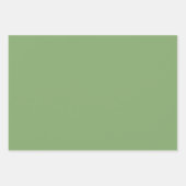 Whimsical Hand Getrokken Bogen Rood & Groen Kerstm Inpakpapier Vel (Voorkant 2)