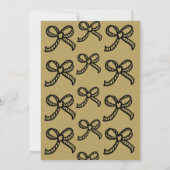 Whimsical Hand getrokken boog bruids douche uitnod Kaart (Achterkant)