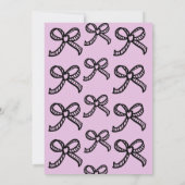 Whimsical Hand getrokken boog bruids douche uitnod Kaart (Achterkant)