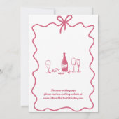 Whimsical Hand getrokken boog bruiloft Save the da Kaart (Achterkant)