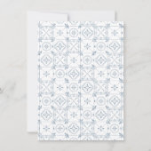 Whimsical Hand getrokken citroen | Blauw Vrijgezel Kaart (Achterkant)