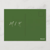 Whimsical Hand getrokken Doodles bruiloft Briefkaart (Achterkant)