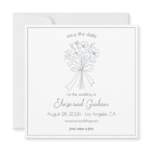 Whimsical Hand getrokken eenvoudige bloem en boog 