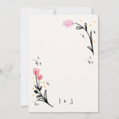 Whimsical Hand getrokken eigenzinnige Cupido repet Kaart (Achterkant)