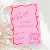 Whimsical Hand getrokken eigenzinnige golvende ver Kaart