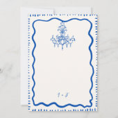 Whimsical Hand getrokken eigenzinnige golvende ver Kaart (Achterkant)