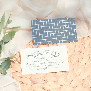 Whimsical Hand getrokken geïllustreerd Vrijgezelle Informatiekaartje