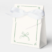 Whimsical Hand getrokken Groen Vrijgezellenfeest Bedankdoosjes (Voorkant Zijde)