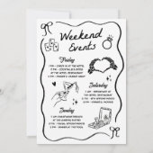 Whimsical Hand getrokken Halloween vrijgezellenfee Kaart (Achterkant)