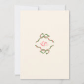 Whimsical Hand getrokken hedendaagse retro Franse Kaart (Achterkant)