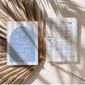 Whimsical Hand getrokken laatste toast op de kust  Kaart