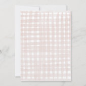 Whimsical Hand getrokken Lente Paasbrunch Kaart (Achterkant)