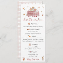 Whimsical Hand getrokken Lente Paasbrunch