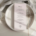 Whimsical Hand getrokken lint Menu<br><div class="desc">Deze menukaart is ontworpen om te coördineren met onze Hand Drawn Ribbon Border en is voorzien van de populaire en chique lintrand met handkrabbellettertype. Als u de aandacht van uw gast wilt trekken met dit unieke ontwerp, is deze suite perfect voor u. Voor meer geavanceerde aanpassingen van dit ontwerp, bijvoorbeeld...</div>
