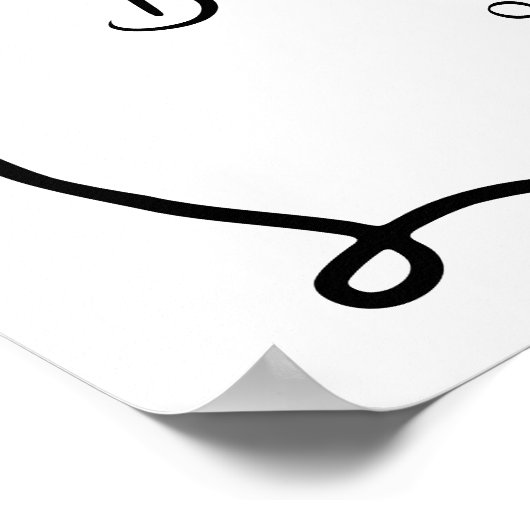 Whimsical Hand getrokken Pizza Wijn Vrijgezellenfe Poster (Hoek)