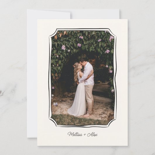 Whimsical Hand getrokken plezier eigenzinnige brui Bedankkaart (Achterkant)