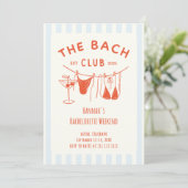 Whimsical Hand getrokken Sinaasappel Cocktail Bach Kaart (Staand voorkant)