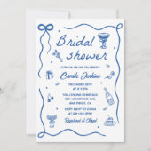 Whimsical Hand getrokken Vrijgezellenfeest Kaart (Voorkant)