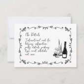 Whimsical Hand Lettered Illustrated Info Kaart (Voorkant)