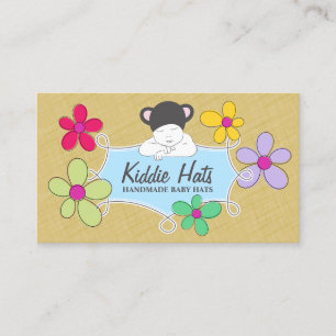 Whimsical handgemaakte Baby merk voor gezellige cr Visitekaartje