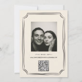 Whimsical handgetekende Doodle Save The Date (Achterkant)