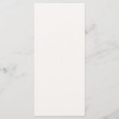 Whimsical Handgetekende Kerstmaaltijd Menu (Achterkant)