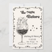 Whimsical Handgetekende Quarries De Nacht Voor Kaart (Voorkant)