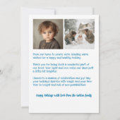 Whimsical Hanukkah Cute Custom Arch 3 PHOTO  Feestdagenkaart (Achterkant)