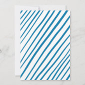 Whimsical Hanukkah Holiday Party Schattigee Aangep Kaart (Achterkant)