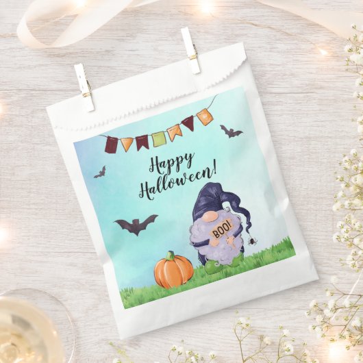 Whimsical Happy Halloween Bedankzakje (Geknipt)