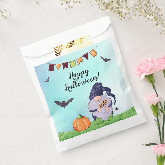Whimsical Happy Halloween Bedankzakje (Gezegeld)