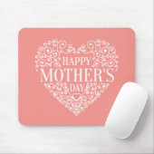 Whimsical Happy Moederdag | Mousepad Muismat (Met muis)