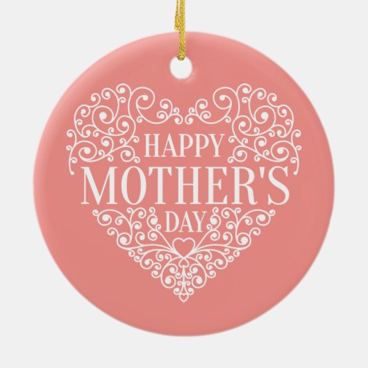 Whimsical Happy Moederdag | ORNAMENT (Achterkant)