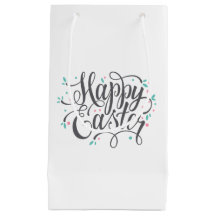 Whimsical Happy Paaskalligrafie | Gift Bag