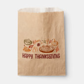 Whimsical Happy Thanksgiving Vriendschapsgeschenk  Bedankzakje (Voorkant)