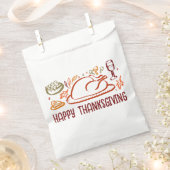 Whimsical Happy Thanksgiving Vriendschapsgeschenk  Bedankzakje (Geknipt)